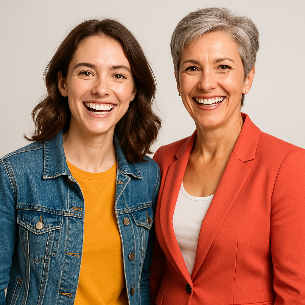 Mother-daughter pair Ashley and Patricia showing renewed energy and vitality after metabolic program